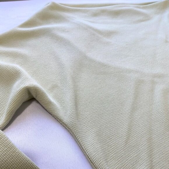 WE THE FREE PASTEL GREEN WAFFLE KNIT LONG TEE TOP - S - Picture 6 of 8